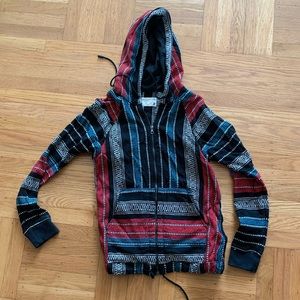 Rag & Bone Jean woven zip front hoodie, size small excellent condition